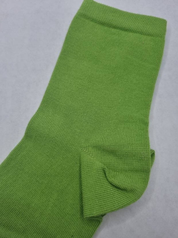 Ponožky vysoké Wola zelená - Veľkosť: 27-29, Farba: Zelená tmavá