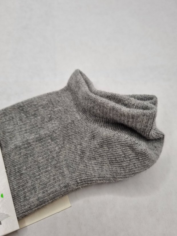 Ponožky členkové Wola Be Active sivá - Veľkosť: 21-23, Farba: Sivá svetlá