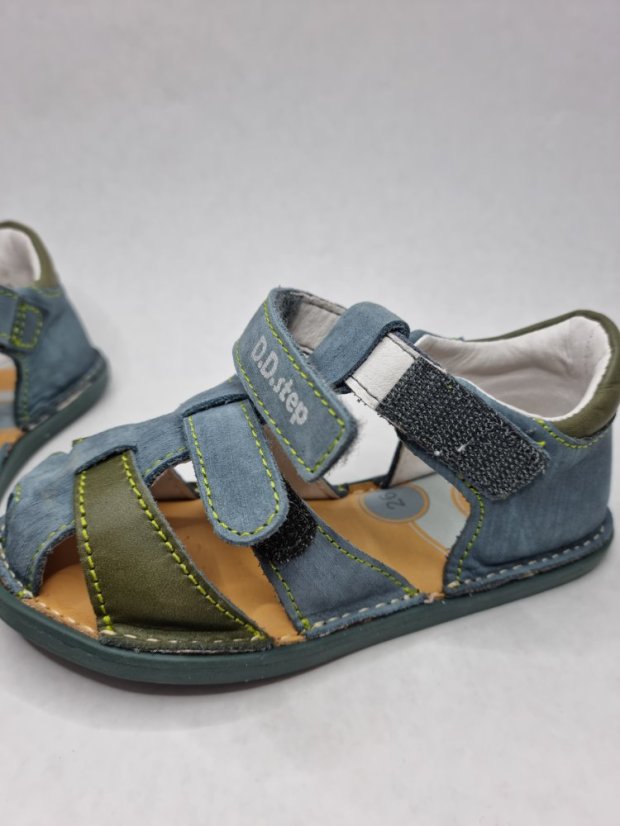 Barefoot Sandálky D.D.Step Bermuda Blue - Veľkosť: 30