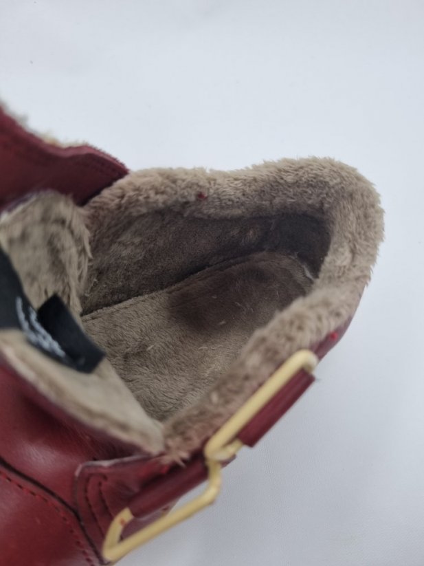 Zimná obuv barefoot ELF STEP TEX 2Be38T/1 burgund - Veľkosť: 22