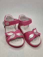 D.D.Step kožené sandálky Dark pink