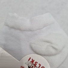 Ponožky členkové Wola Soft Cotton biela