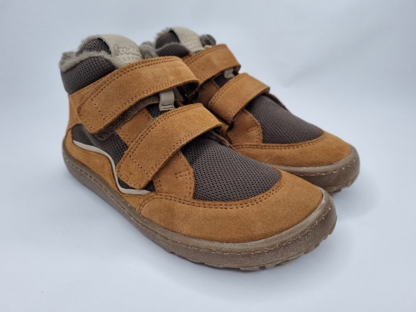 Zimné topánky Froddo Barefoot Winter Wool - brown - Veľkosť: 32