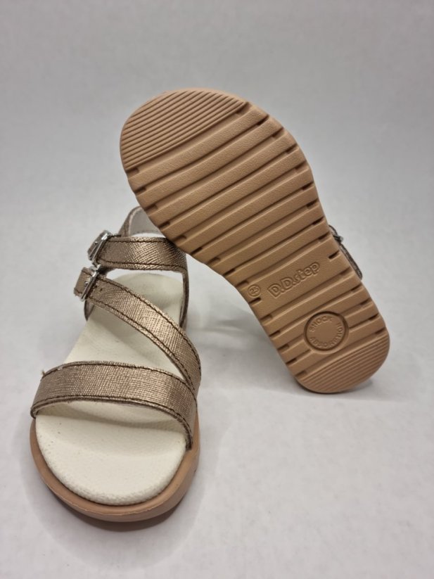 Sandálky D.D.Step bronze - Veľkosť: 27