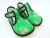 Papučky barefoot beda Green Dinoball BFN - užšie členky