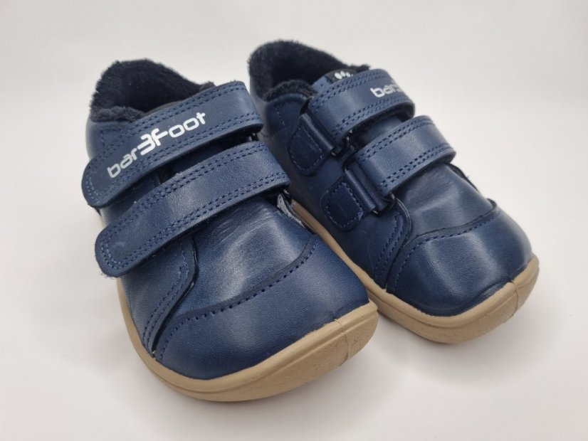 Zimná obuv bar3foot ELF STEP TEX 2Be38T/3 navy blue - Veľkosť: 30