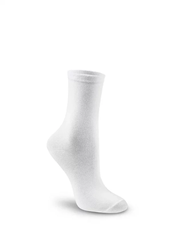 Tetrik detské bavlnené ponožky tatrasvit biela - Veľkosť: 20-22, Farba: Biela
