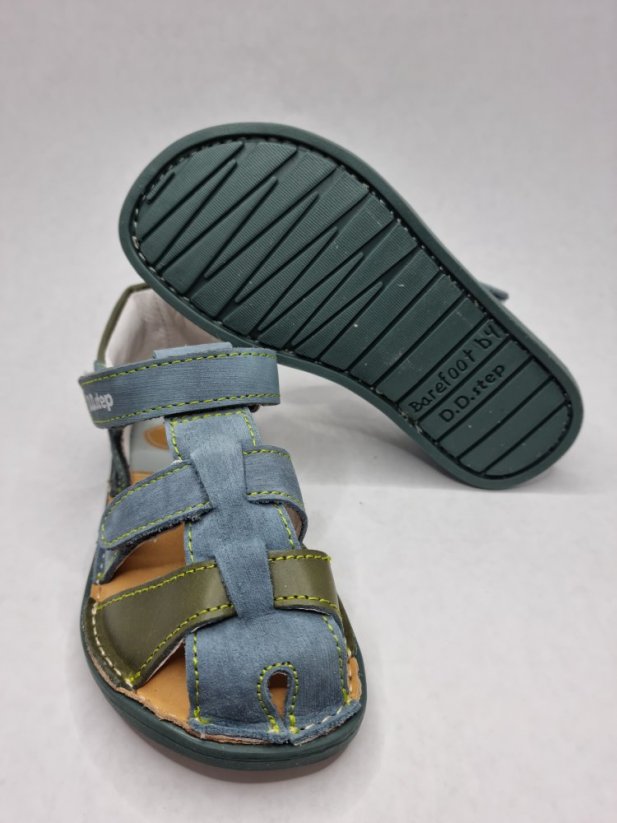 Barefoot Sandálky D.D.Step Bermuda Blue - Veľkosť: 21