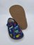 Detské barefoot papučky Baby Bare Shoes Slippers Navy cars - Veľkosť: 23
