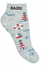 Detské ponožky Stevens nižším lýtkom námornické