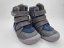 Zimné kožené barefoot topánky D.D.step dark grey - Veľkosť: 29, Farba: Šedá