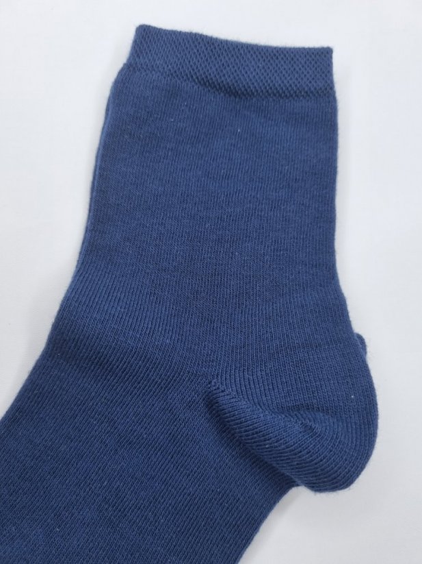 Ponožky vysoké Wola oceľovo-modrá - Veľkosť: 27-29, Farba: Oceľovomodrá