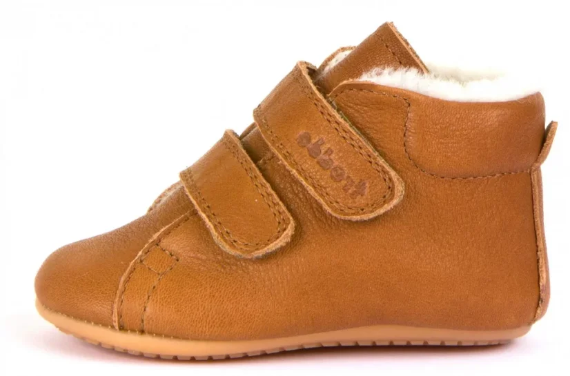 Zimné barefoot topánočky Froddo Prewalkers Cognac - Veľkosť: 24