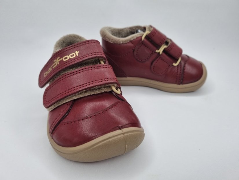 Zimná obuv bar3foot ELF STEP TEX 2Be38T/1 burgund - Veľkosť: 25