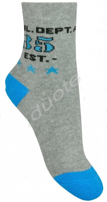 Zimné detské froté ponožky Číslo - Veľkosť: 27-30