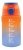 Fľaša na pitie TRITAN 550 ml - Ombre Mix oranžová