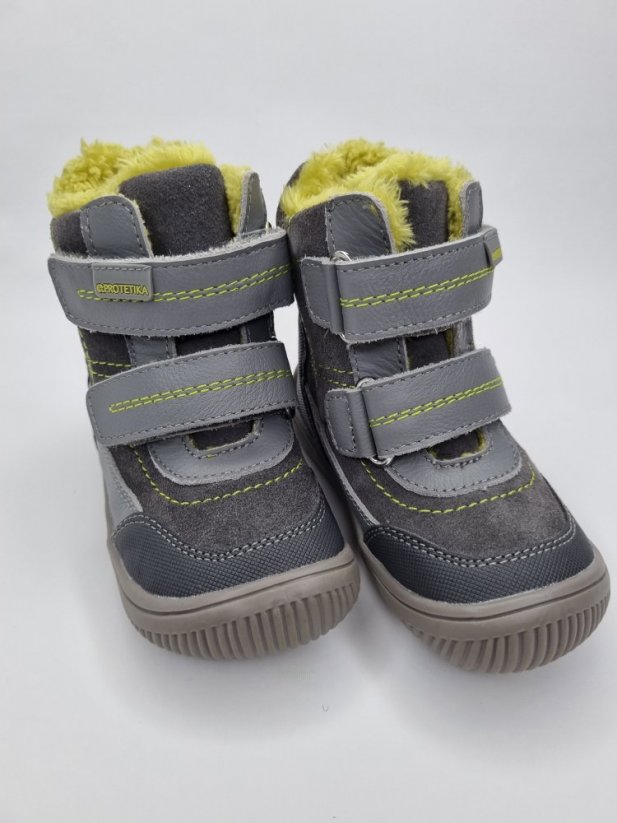 Zimné čižmičky barefoot Protetika Ramos Grey - Veľkosť: 30