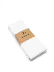 EGIFA detské hladké elastické pančušky s vysokým (98%) podielom bavlny biela