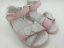D.D.Step kožené sandálky pink mašlička - Veľkosť: 19
