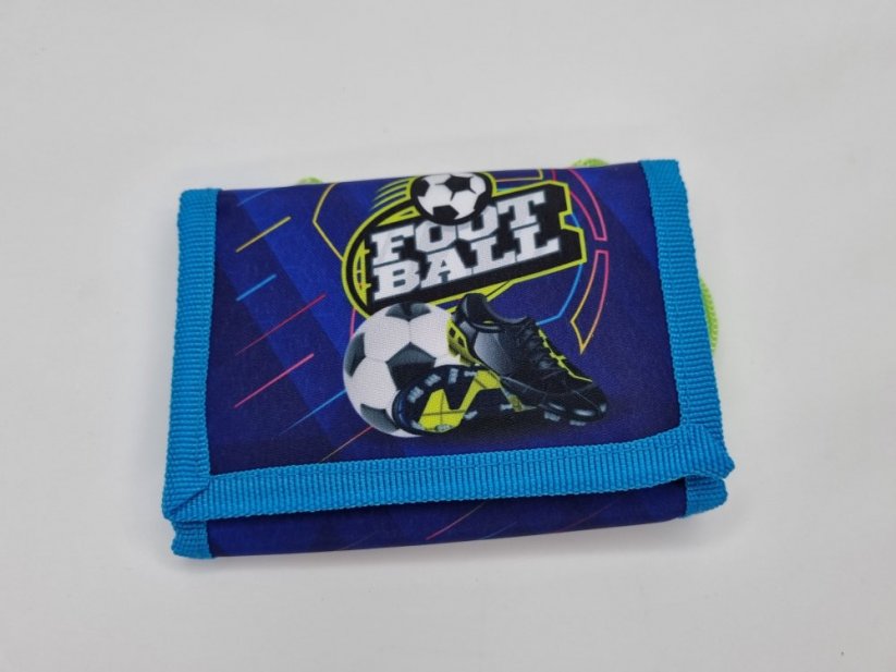 Detská textilná peňaženka Futbal