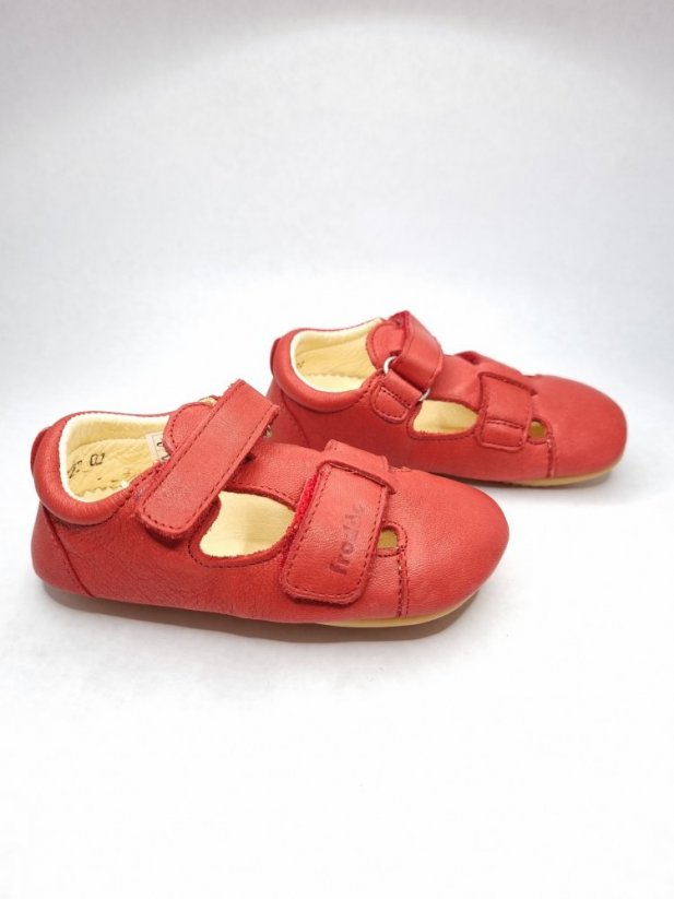 Sandálky Froddo Prewalkers červené - Veľkosť: 24, Farba: Červená