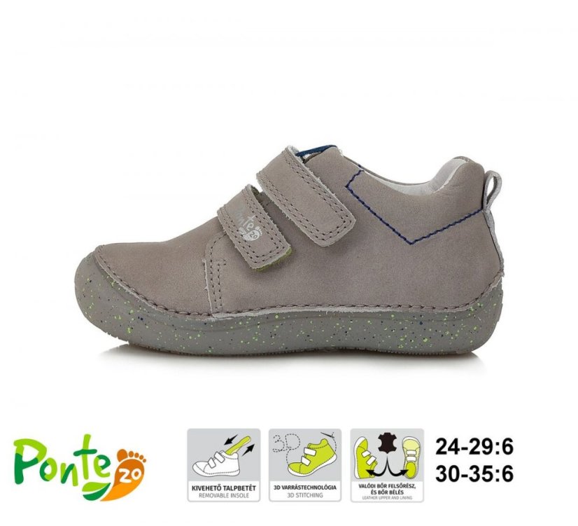 Ponte 20 Chlapčenské kožené topánky - Veľkosť: 28
