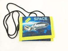 Detská peňaženka so šnúrkou - Space