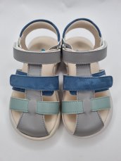 Kožené  sandálky Little blue lamb Roman grey