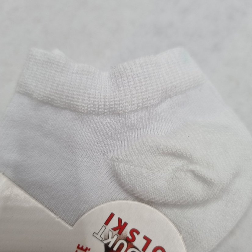 Ponožky členkové Wola Soft Cotton biela - Veľkosť: 15-17