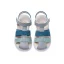 Kožené  sandálky Little blue lamb Roman grey - Veľkosť: 24