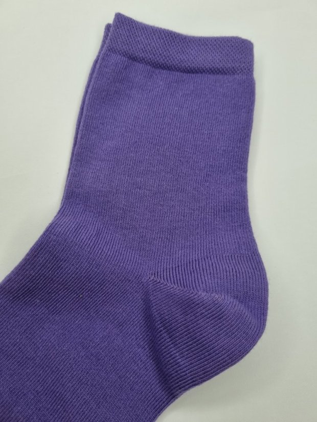 Ponožky vysoké Wola fialová - Veľkosť: 30-32, Farba: Fialová