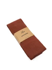 EGIFA detské hladké elastické pančušky s vysokým (98%) podielom bavlny Hnedé