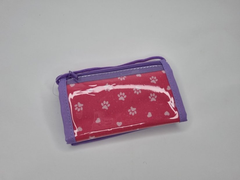 Detská textilná peňaženka Cat Queen