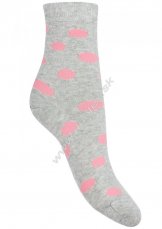 Detské ponožky ružové bodky